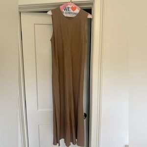 Zara Tan Maxi Dress